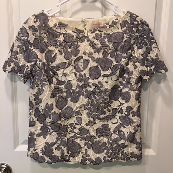 Tory burch moonrise issy lan lace top - Picture 2 of 3
